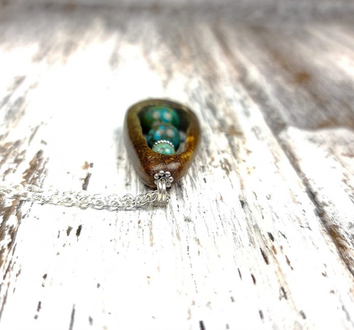 River Rock with Graduated Arizona Turquoise